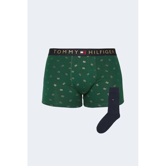 Tommy Hilfiger Green Cotton Men's Boxers - Picture 2 of 5